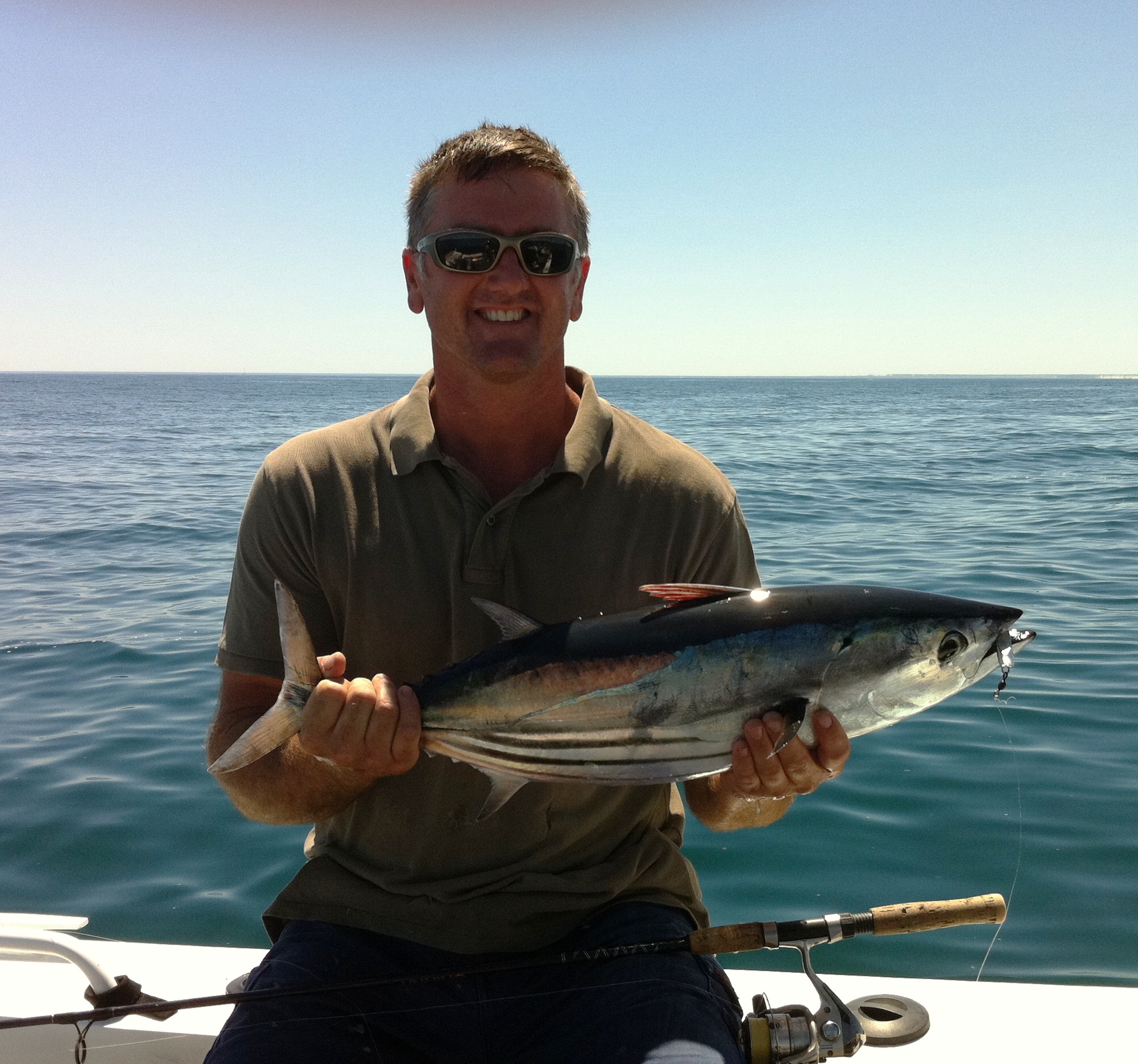 Tuna on Whiting Gear Fishing Fishing WA. Fishing